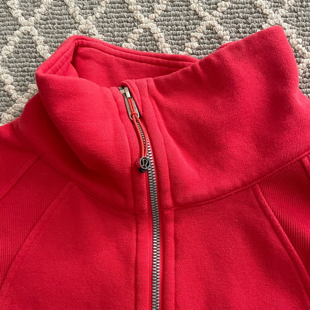 Lululemon Athletica Red Scuba Oversized Hoodie - Picture 5 of 8